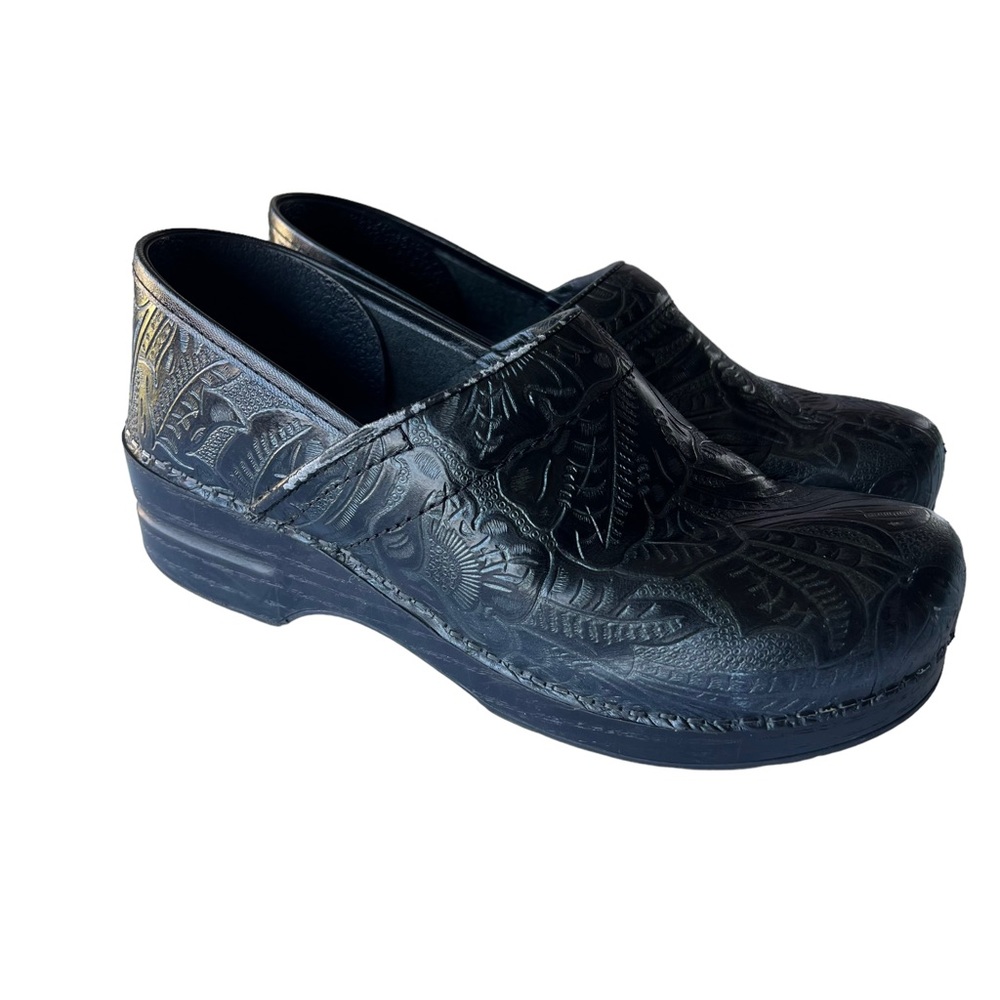 Dansko Professional Tooled Pattern Clogs - image 1